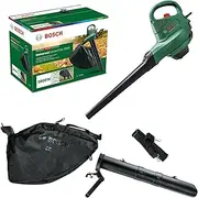 Bosch Home & Garden 2300W Corded Electric Leaf Blower & Vacuum, Variable Speed, 50L Bag, Pro Silence (UniversalGardenTidy3000)
