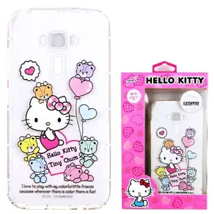 【Hello Kitty】ASUS ZenFone 3 (5.2吋) ZE520KL 彩繪空壓手機殼