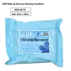 24 x Face Wipes Pack Of 30 Make Up Remover Cleansing Towelette Wipes Cloths