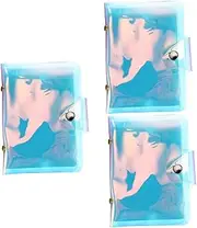 3pcs Nail Stencil Card Holder Nail Art Stamping Plate Storage Pouch Nail Template Storage Bag Picture Holder Business Card Wallet Nail Kits Stamping Template Organizer Cards Bag