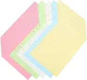 SEWACC Loose Leaf Notebook Paper Refills 50 Sheets Binder Refills Planner Inserts Binder Paper (smooth Easy to Turn)