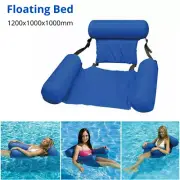 Inflatable Floating Water Float Pool Lounge Bed Sea Beach Swimming Chair Hammock