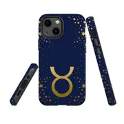 For Apple iPhone 13 mini Case, Armour Back Cover, Taurus Sign