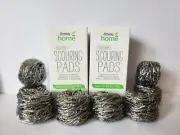 Amway home Clean Scrub Buds stainless steel Scouring Pads (New) 2-PACK (1x4 PCS)