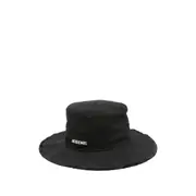 [Jacquemus] Jacquemus Cotton Sun Hat 60 CM BLACK