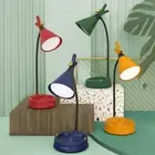 Flower LED Desk Lamps Touch Stepless Dimming LED Table Lamps USB Rechargeable