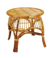 CR Bowen Rattan Round Side Table