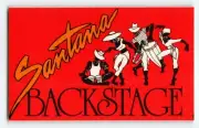 Santana Backstage Pass 1984 Country Classic Rock Music European Tour Vintage