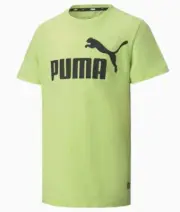 Puma Essentials Boys Tee Green UK Size 5-6 Years #REF13