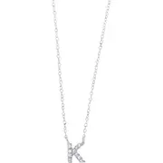 Bony Levy Icon Diamond Initial Pendant Necklace