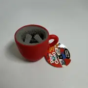 Schylling Squishable POP A Chino Kitties Red Cup Gray Cat fidget toys New