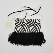 KAREN WALKER Eyewear Horizontal Arrow With Tassel Sunglasses Bag NEW *BAG ONLY*