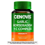 Cenovis Garlic & Horseradish + C Complex 120 Capsules