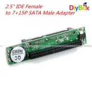 44pin 2.5" IDE HDD Drive Female to 7+15pin Male SATA Adapter Converter Card