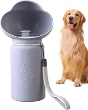 Portable Dog Water Bottle - Water Bottle for Dogs On The Go | Leak-Proof Dispenser High-Temperature Resistant Container for Outdoor Traveling Hiking Camping