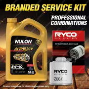 Ryco Oil Filter 5L APX5W40 Engine Oil Service Kit for Volkswagen Polo 9N 1.4L