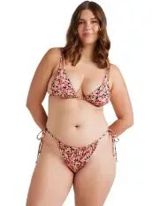 [Billabong] Love Army Skimpy Coverage Bikini Top in Multi