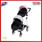 New Deluxe Tandem Double Pram Twin Stroller New Born Toddler Baby Jogger