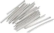 uxcell Electric Bass Fret Wire Guitar Fretboard 21 Fret 2.9mm Silver Tone for Bass Fingerboard Replacement, Pack of 42