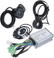Harpra Electric Motor Controller, 36V/48V 250W Speed Controller Kit Brushless 7A Controller with KT‑900S LED Panel Kit Compatible with Electric Bicycle Riding