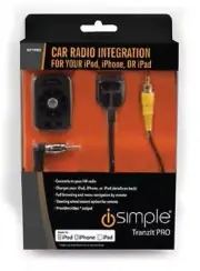 PAC iSimple IS77PRO / UNIVERSAL FM CAR INTEGRATION KIT FOR IPOD/IPHONE w/ REMOTE