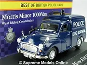 MORRIS MINOR VAN MODEL WEST RIDING POLICE 1:43 SCALE CORGI VANGUARDS ATLAS T3Z