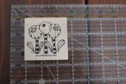 WHIPPER SNAPPER 3 Flowers Floral Wood Rubber Stamp