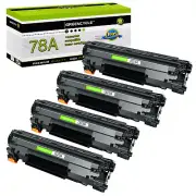 4PK GREENCYCLE CE278A Toner Cartridge For HP LaserJet P1606dn M1536dnf Printer