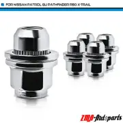 5x Wheel Nuts M12 x 1,25 for Nissan Maxima X-Trail T31 Pathfinder Skyline Note (for: Nissan)