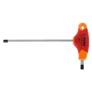 Unior T-Handle Hex Hex Wrench, 5mm, Red/Orange