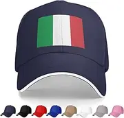 [Generic] National Flag of Italy Baseball Cap Italian Trucker Dad Hat for Men Women Outdoor Sport Running