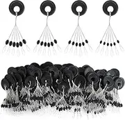 YAEGIMHT Set of 200 Float Stoppers Rubber Stoppers Cord Stoppers