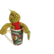 Grinch Christmas Coffee Mug with 9" Plush
