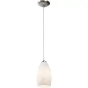 Access Lighting 28012-1C-BS/WHST Champagne Pendant Brushed Steel