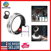 Sleek Smart Health Ring for Activity Monitoring - Step, Sleep, & Heart Tracking