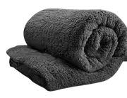 Black Warm Fleece Thermal Duvet Doona Cover Set Various Size
