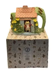 Jeremy Fisher Frog Teapot Tales Of Beatrix Potter vintage 1998 Enesco NIB