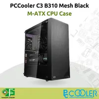 在飛比找蝦皮購物優惠-電腦遊戲機箱 PCCOOLER C3 B310 Mesh 黑