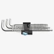 Wera 022720 Metric Stainless Steel Ball End Hex Key Set