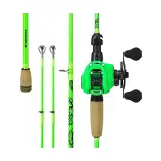 KastKing Zephyr Dual-tip Fishing Rod & Reel Combo, Dual Tips Section for Diff...