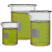 Corning Pyrex® #1000 Griffin Low Form, Micro Glass Beaker Set - 3 Sizes - 10m...