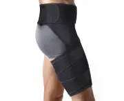 Hip Support Brace For Hip Pain Hip Flexor Arthritis Bursitis Sciatica Pain Relief Brace(Black)