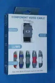NINTENDO Wii COMPONENT VIDEO CABLE PSYCLONE ESSENTIALS 8’ CABLE NEW