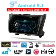 For 2008-2012 Mazda 6 Car Stereo Radio 9'' Android 9.1 Player GPS Navi w/ Canbus