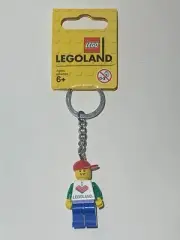 LEGO - I love Legoland keychain - 851332 - RARE Lego Land Boy Minifigure