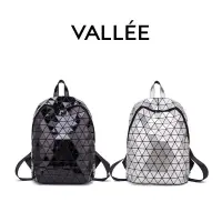 在飛比找蝦皮購物優惠-【VALLEE】✨現貨女包✨日本三宅一生同款PU情侶款菱格後