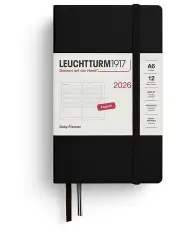 [LEUCHTTURM1917] Daily Planner Pocket (A6) 2026 Notebook