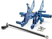 Motorcycle Accessories For Y&AMAHA For YZFR125 For YZF R125 For MT125 2008-2013 CNC Aluminum Motorcycle Rearset Foot Pegs Rear Set Footpegs Footrest Pedal KIKRCFSQ(3)