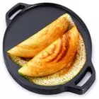 Pre-Seasoned Cast Iron Dosa Tawa 12 inches Roti Tawa Chapati Tawa Induction Safe