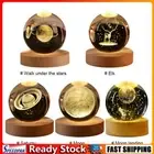 Crystal Ball Lamp Table Lamps Creative Luminous Crystal Ball for Bedroom Decor